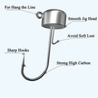 10-Pack Premium Tungsten-Style Ned Heads Nova Fishing & Outdoors