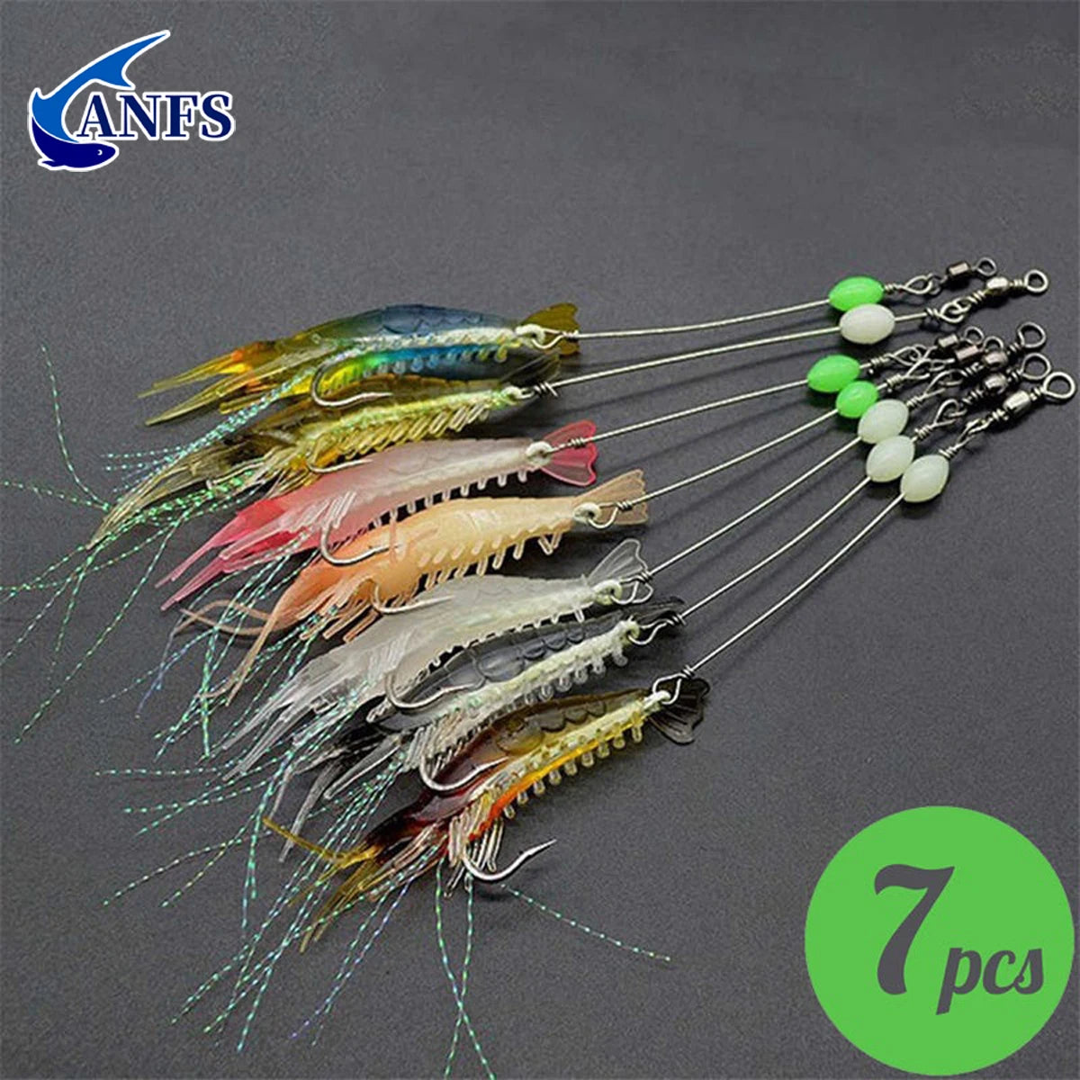 Premium Luminous Silicone Shrimp Lures Nova Fishing & Outdoors