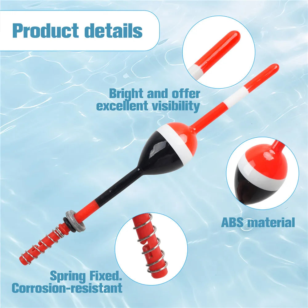 Nova Balsa Spring Bobbers – Fixed & Slip Floats for Crappie & Panfish (5-Pack)