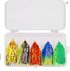 5-15 Piece Realistic Topwater Prop-Frog Lures Kit with Weedless Hooks 5-15 Pieces L 5PC Nova Fishing & Outdoors