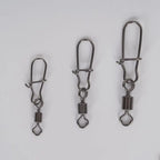 Nova Bearing Swivels with Snap – Bulk Stainless & Brass Lure Connectors (100pc)