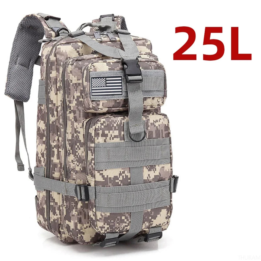 50L Waterproof Dry Bag Rucksack for Fishing & Camping 25L (ACU) Nova Fishing & Outdoors