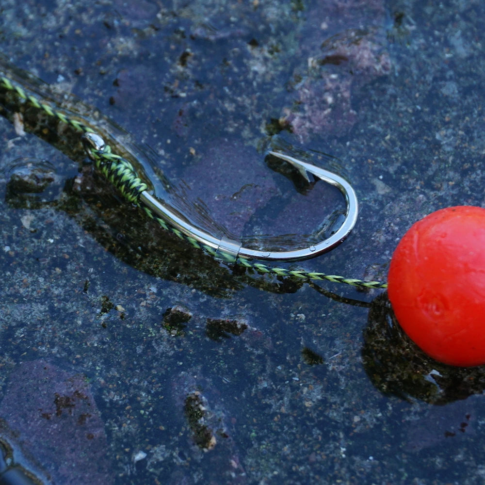 Nova Ready-Made Carp Rigging Kit - High-Carbon Steel Hook Set with Rolling Swivels for Boilies & Corn