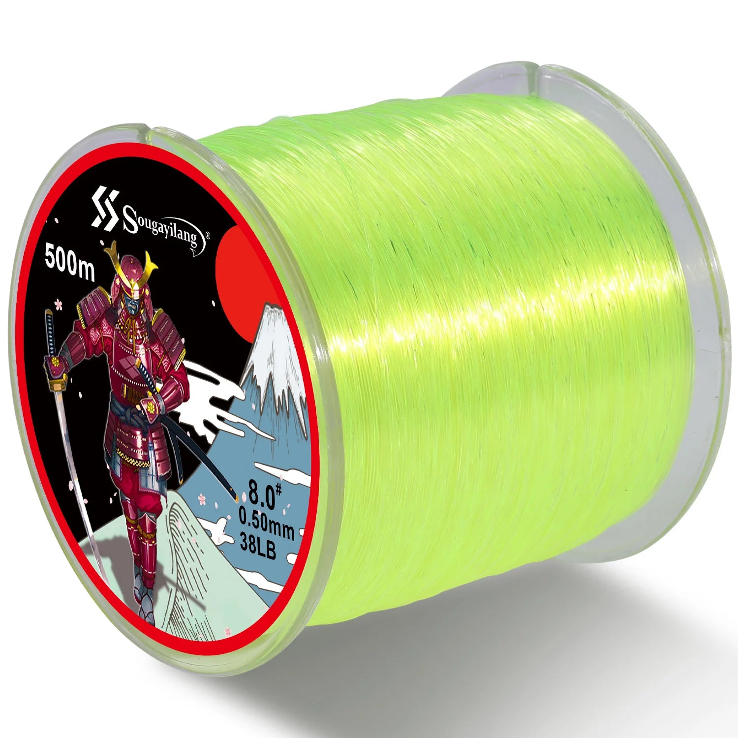 Nova 500M Japanese Nylon Fishing Line - Floating Monofilament for Bass & Topwater - High Strength light green Nova Fishing & Outdoors