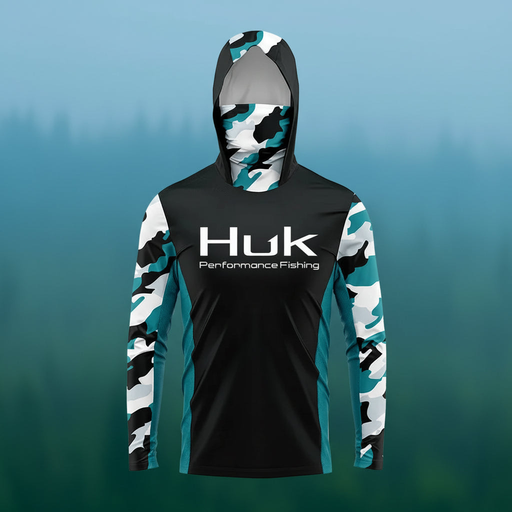 Nova Technical Angling Jersey Integrated Face Shield Full-Coverage UV Breathable Sportswear 08 Nova Fishing & Outdoors