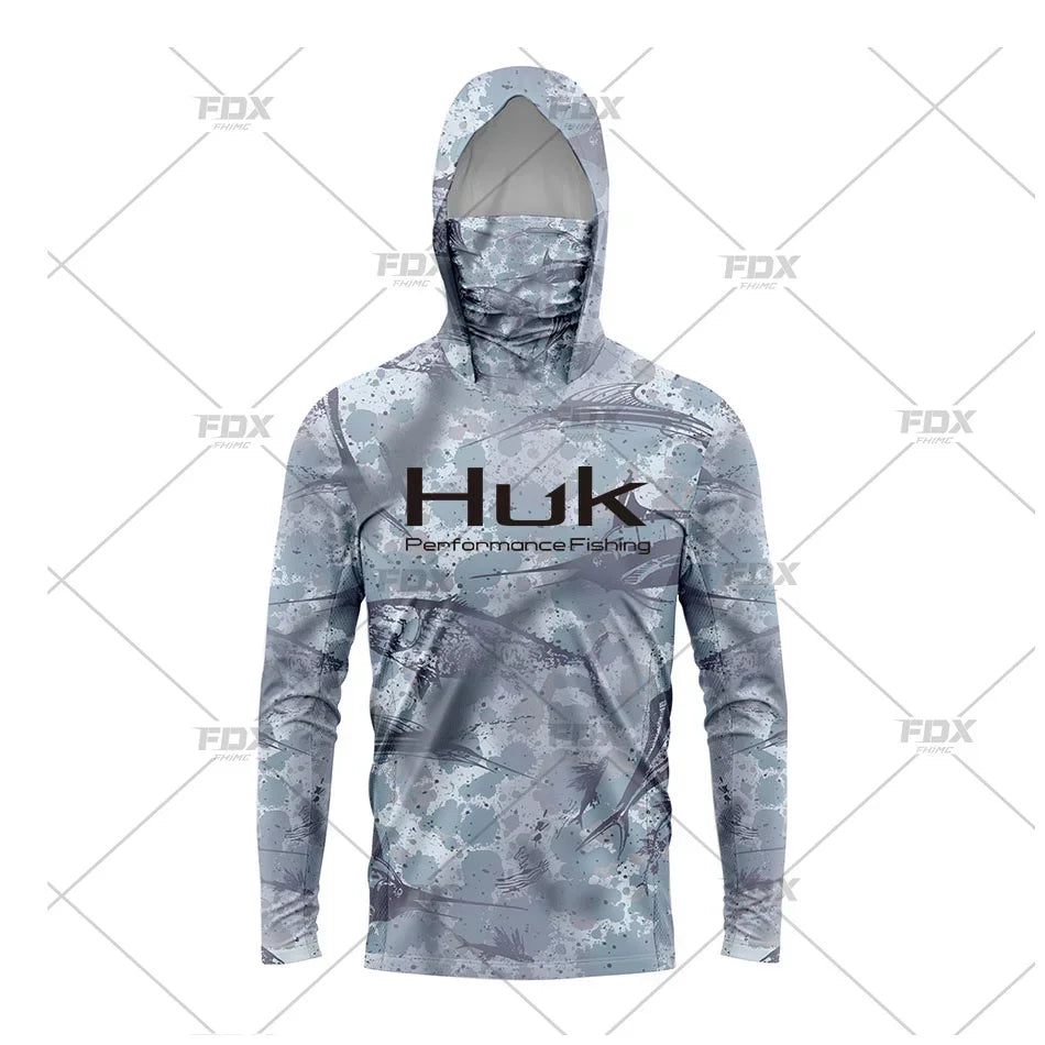 Nova Full Coverage Performance Fishing Wear Camo Moisture-Wicking Hooded Gaiter Combo 08 Nova Fishing & Outdoors