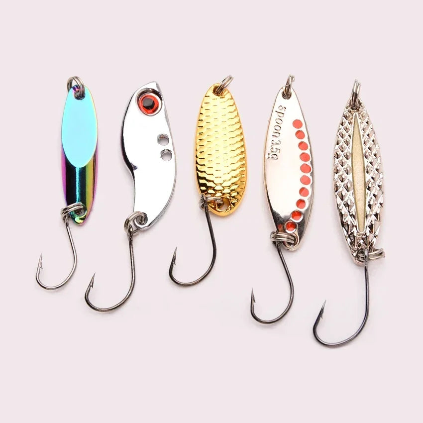 5-Piece Sinking Metal VIB Vibration Lure Set Nova Fishing & Outdoors