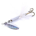 3.5g Metal VIB Blade Lure with Feather Tail & Sequins 3.5g 1 Nova Fishing & Outdoors