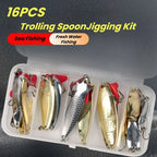 16-Piece Master Fishing Lure Kit with Tackle Box Nova Fishing & Outdoors