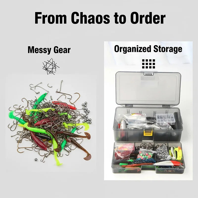 Nova 411-Piece Lure Kit – Complete Tackle Box for Trout, Pike & Bass