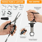 Nova 85-Piece Ultimate Angler’s Kit – Waterproof Tackle Backpack with Lures, Pliers, Lip Gripper & Precision Scale Nova Fishing & Outdoors