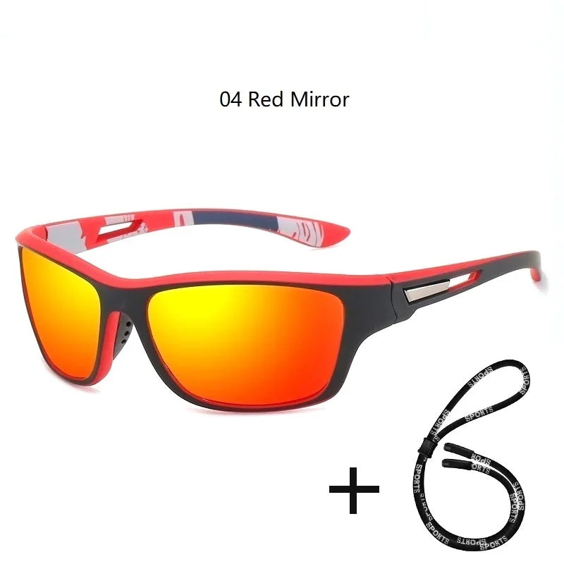 Nova Sport Polarized Sunglasses for Men and Women Driving Hiking Marine Fishing Glasses 04 Red Mirror Nova Fishing & Outdoors