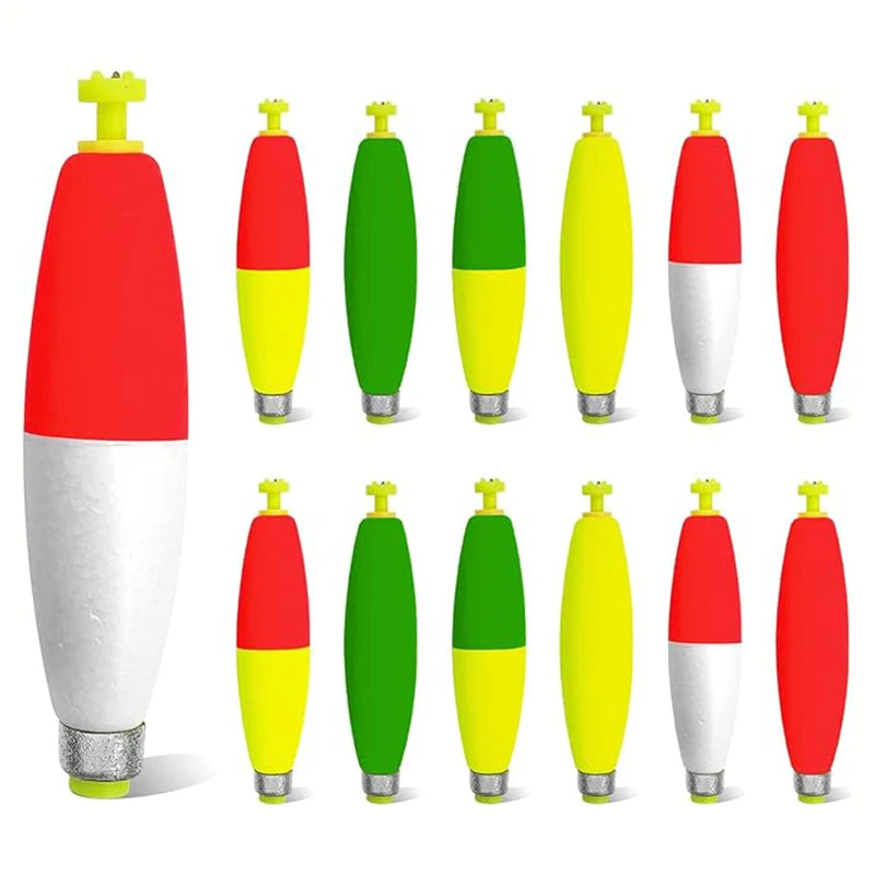 Nova Weighted Snap-On Corks – EVA Foam Peg Floats for Crappie & Panfish (12-Pack)
