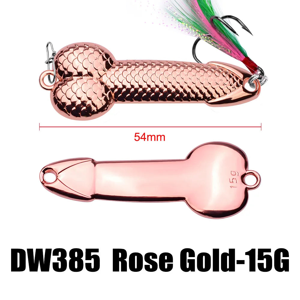 The "Ultimate Icebreaker" Blade Lure 15g Rosegold Nova Fishing & Outdoors