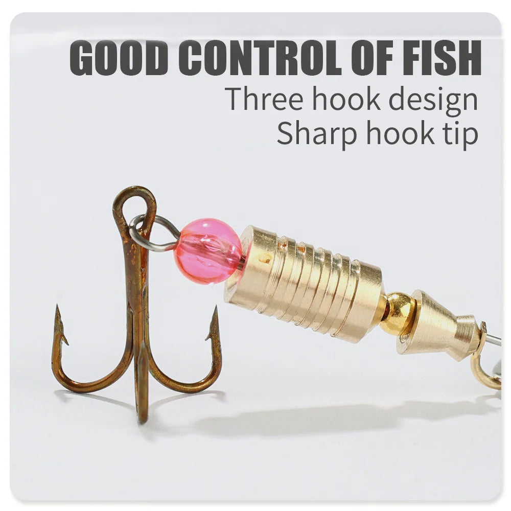 5-Piece All-Species Spinner Bait Kit with Compact Tackle Box | Bass, Trout & Salmon Nova Fishing & Outdoors