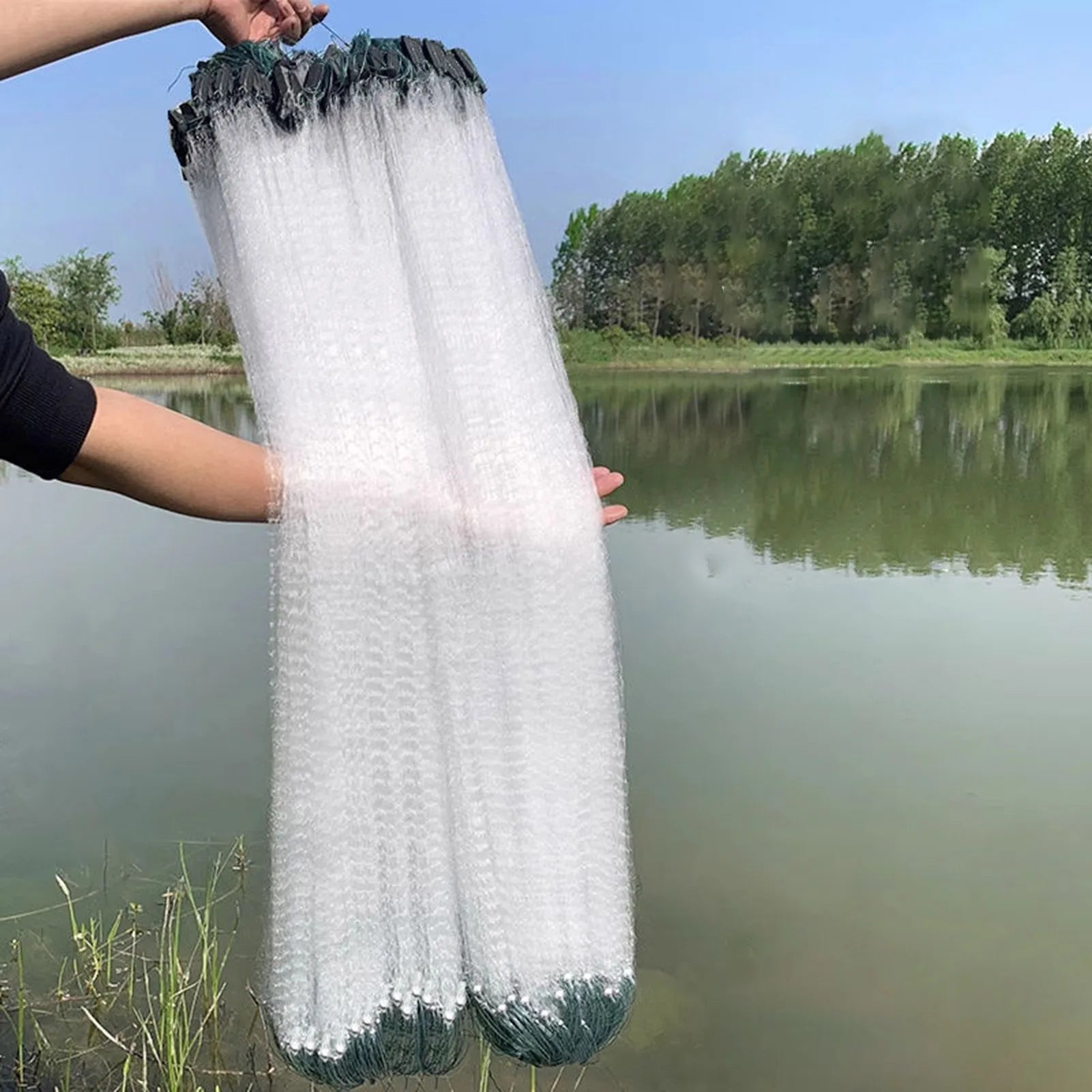 Nova Cast Net - Heavy-Duty Coir Fishing Net - Freshwater & Saltwater Universal Throw Net