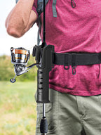 Universal Hands-Free Fishing Waist Belt and Portable Rod Holder Nova Fishing & Outdoors