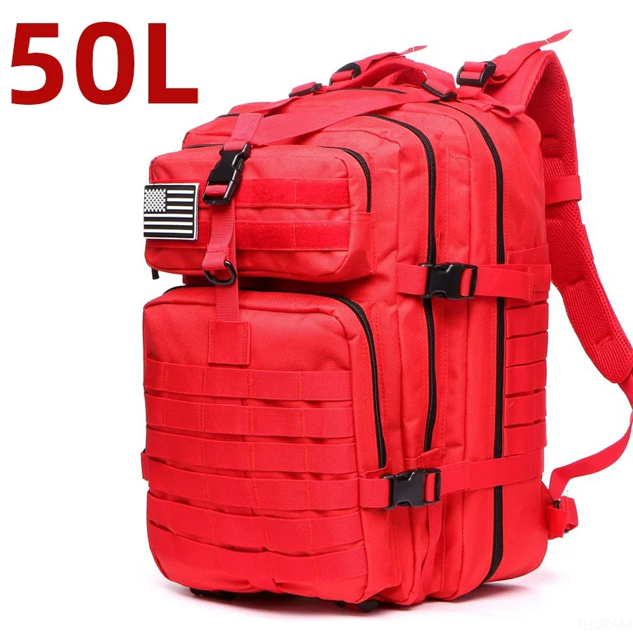 50L Waterproof Dry Bag Rucksack for Fishing & Camping 50L (Red) Nova Fishing & Outdoors
