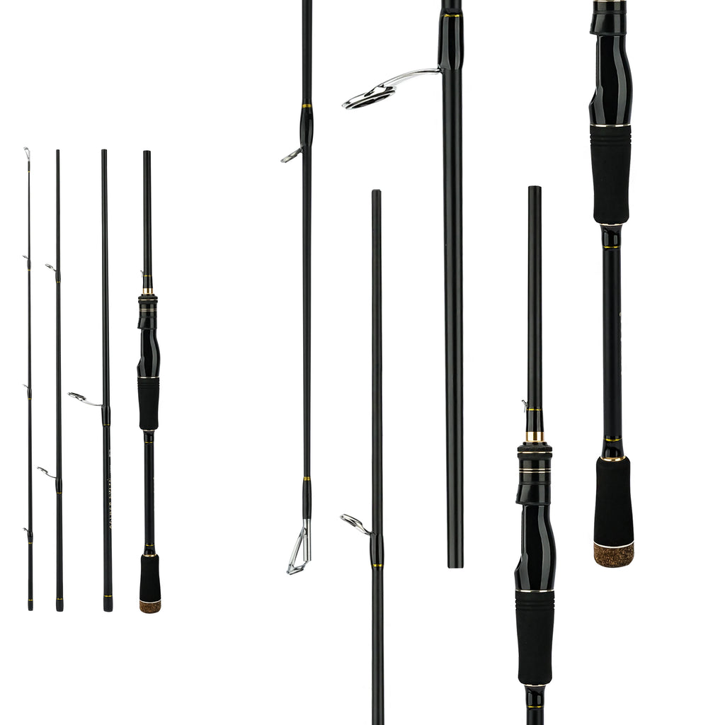 Aorace Spinning Baitcasting Travel Carbon Mini Fishing Rods 1.8~2.4m Casting Weight 4-21g M Fast Lure Goods For PHISHGER Pole Nova Fishing & Outdoors