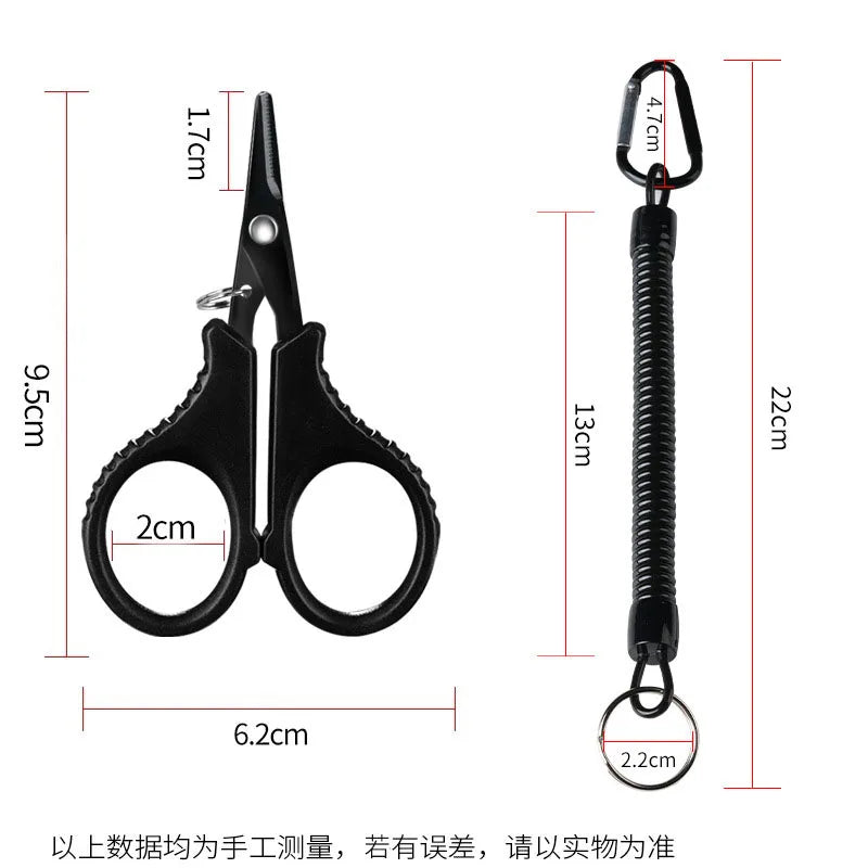 Titanium Coating Stainless Steel Fishing Scissors Plier – PE Braid Line Cutter Style 2 Nova Fishing & Outdoors