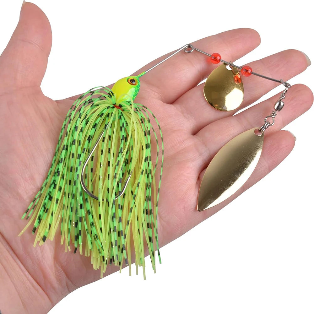 Versatile 6-Pack Spinnerbait Set – Essential Bass & Predator Lures for All Water Conditions Nova Fishing & Outdoors