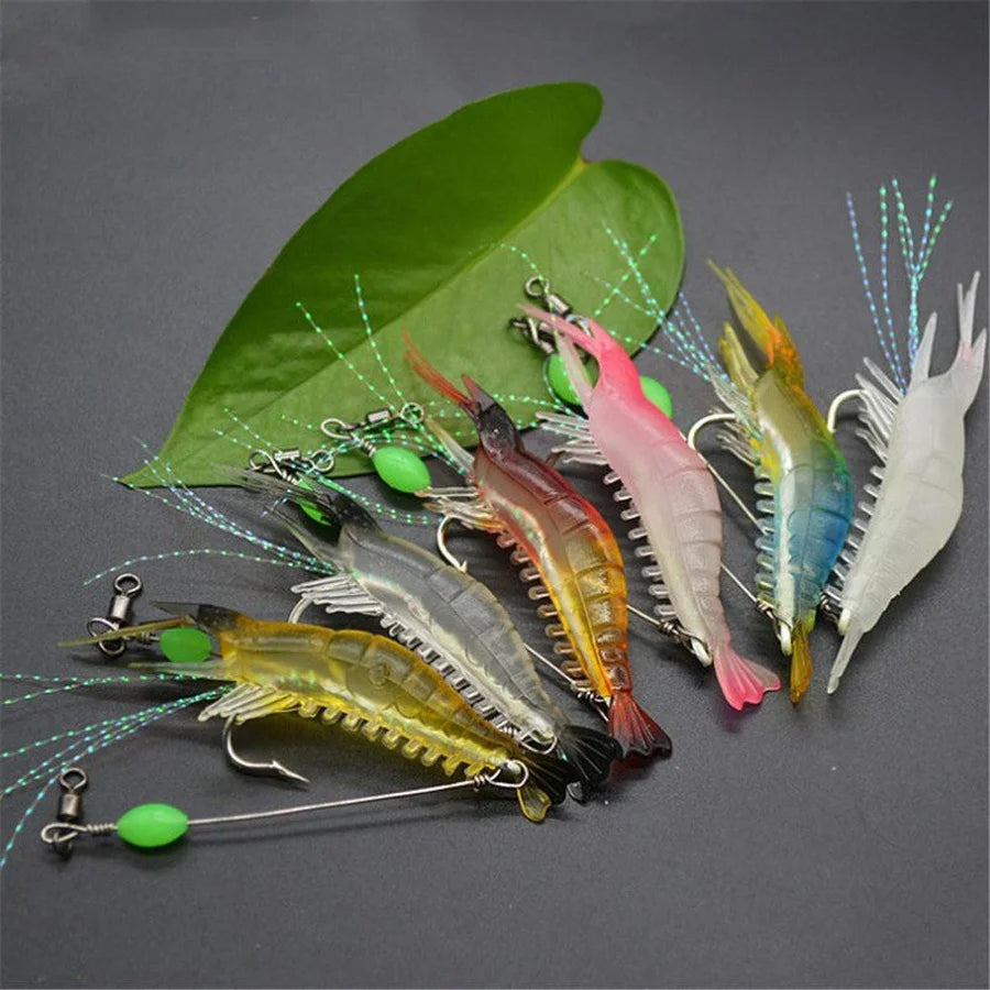 Premium Luminous Silicone Shrimp Lures Nova Fishing & Outdoors