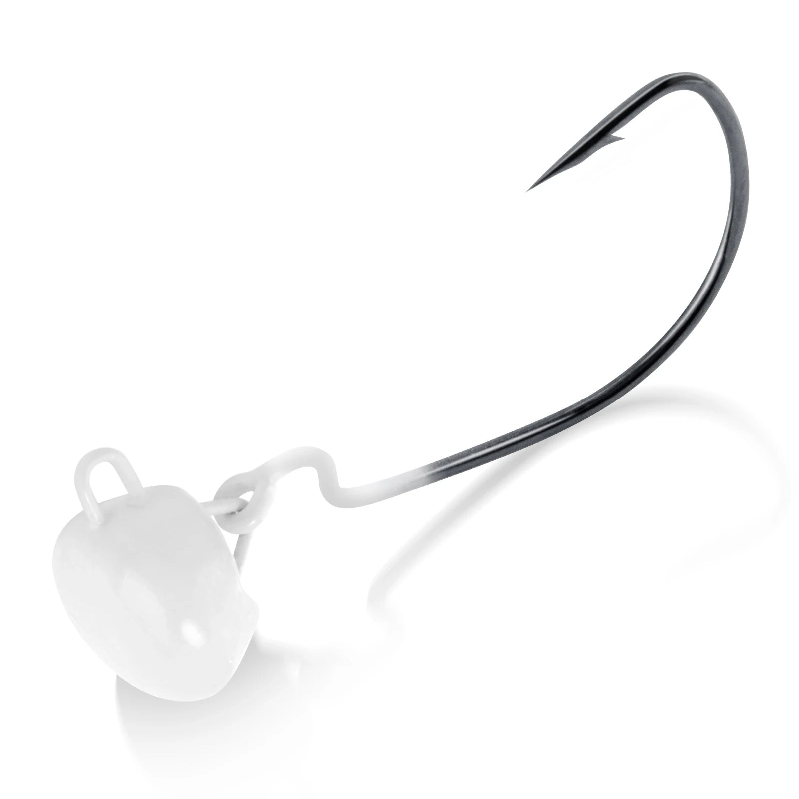 Nova Ned Rig Jig Heads – Weedless Swinging EWG Heads for Crappie & Bass (3/5-Pack) White Nova Fishing & Outdoors