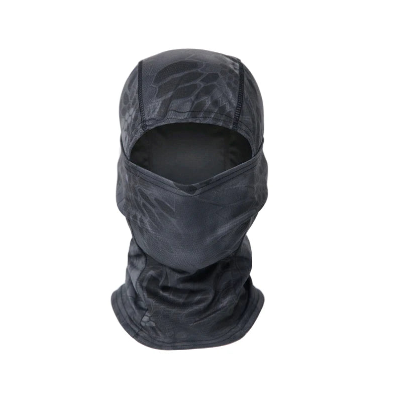 Breathable Face Mask Balaclava – UPF Sun Protection for Fishing & Outdoor Adventures Python Black Nova Fishing & Outdoors
