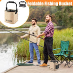 Nova Pro-Foldable EVA Fishing Bucket – Compact, Leak-Proof, & Multi-Purpose Nova Fishing & Outdoors