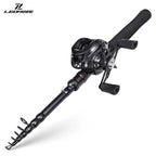 2025 Telescopic Fishing Rod Full Kits Casting Rod Ultra Short Feeder Rod Combo Carbon 1.5m-2.1m Fishing Pole Fishing Nova Fishing & Outdoors