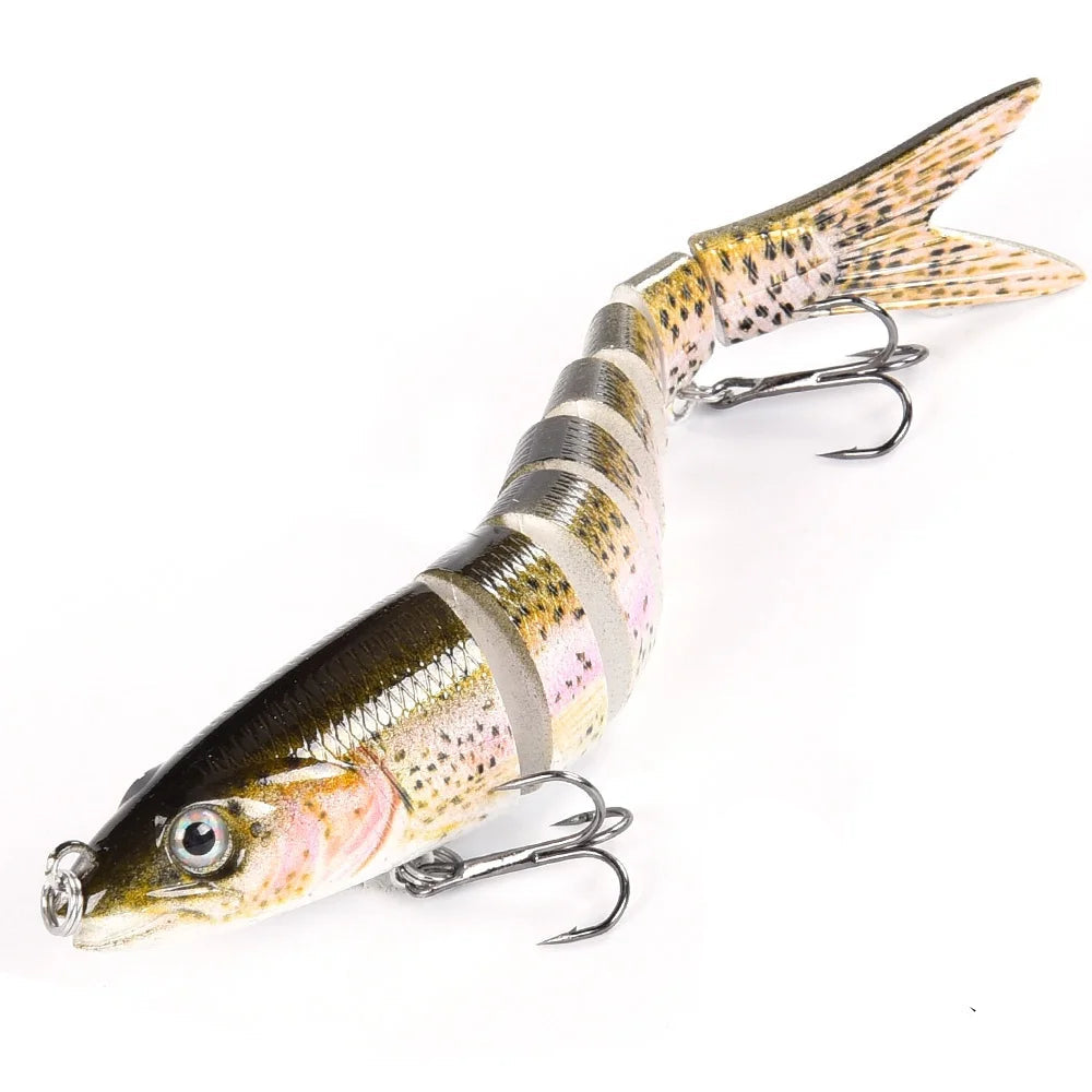 Multi-Jointed Swimbait – Slow-Sinking Segmented Crankbait Style 5 Nova Fishing & Outdoors