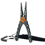 Nova Multifunctional Fishing Pliers Aluminum Alloy Braid Line Cutter Hook Remover Tool with Lanyard
