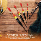 Nova Premium Balsa Slip Float Kit – Floats, Bobber Stops & Weights, Saltwater & Freshwater (5pc)