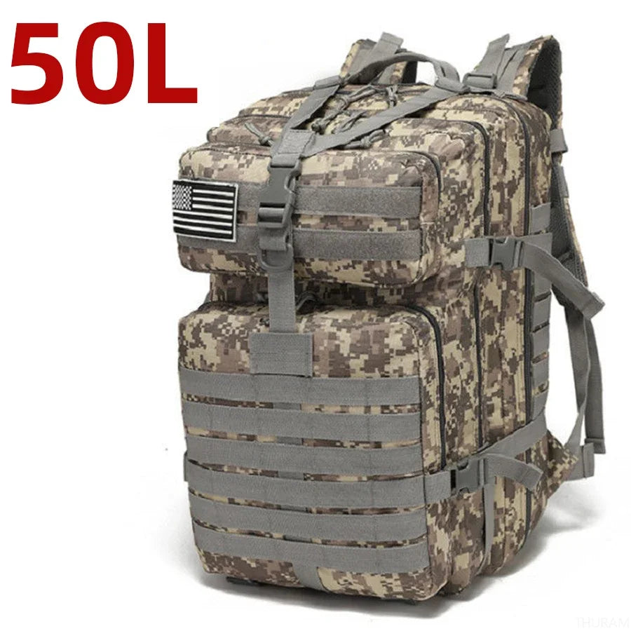50L Waterproof Dry Bag Rucksack for Fishing & Camping 50L (ACU) Nova Fishing & Outdoors