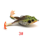 5-15 Piece Realistic Topwater Prop-Frog Lures Kit with Weedless Hooks 5-15 Pieces Nova Fishing & Outdoors
