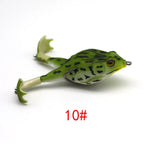 5-15 Piece Realistic Topwater Prop-Frog Lures Kit with Weedless Hooks 5-15 Pieces Nova Fishing & Outdoors