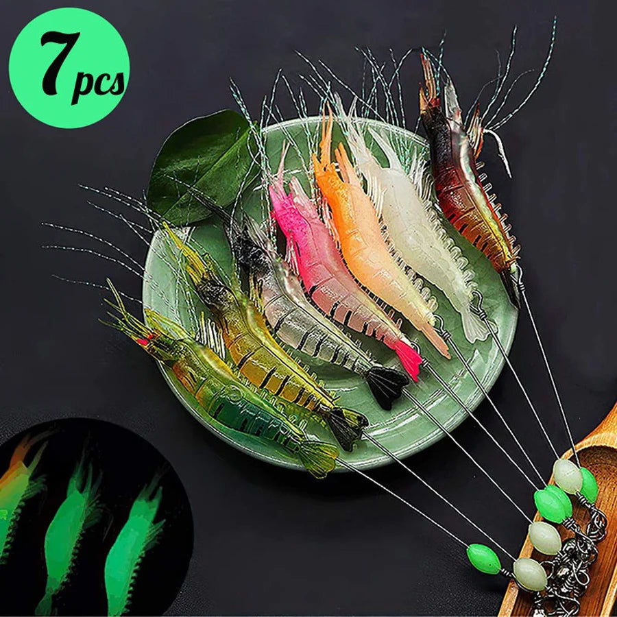 Premium Luminous Silicone Shrimp Lures Nova Fishing & Outdoors
