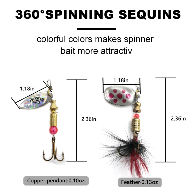 Nova 10-Piece Metal Spinner & Spoon Lure Kit Nova Fishing & Outdoors