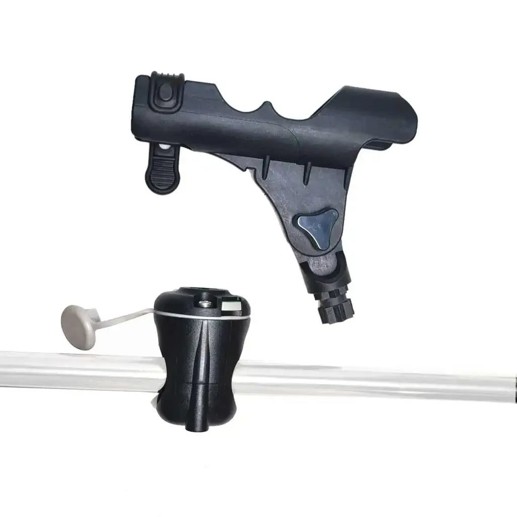 Fishing Rod Holder for Kayak Marine Boat PVC Inflatable Boat Hand Rail Dinghy Raft Boat Fishing Rod Holder on Sliding Rail Nova Fishing & Outdoors