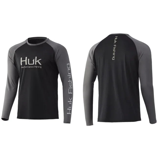 Nova Shield Tech Sun Protection Fishing Top - Long Sleeve Hoodless Jersey - Anti-Chafe Outdoor Apparel 2 Nova Fishing & Outdoors