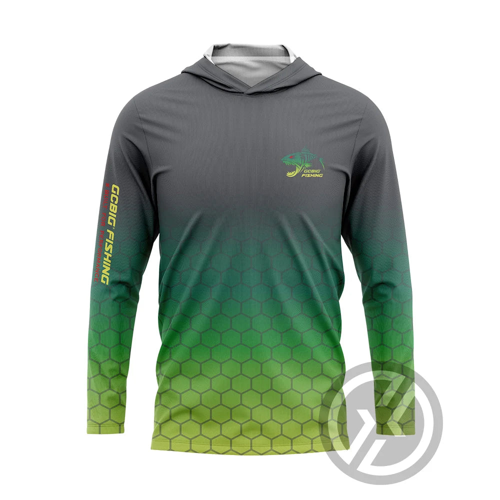 Nova Men’s Performance Fishing Hoodie UPF 50+ Quick-Dry Sun Protection Shirt with Built-In Face Mask 11 Nova Fishing & Outdoors