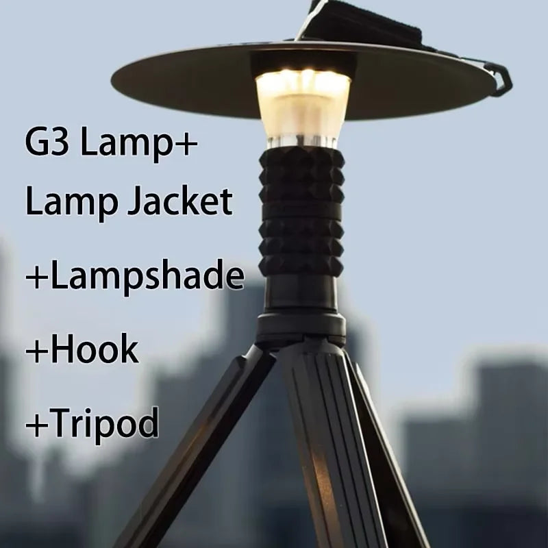 Rechargeable Camping Lantern – 3000mAh LED with All-Night Runtime Lamp Set Nova Fishing & Outdoors