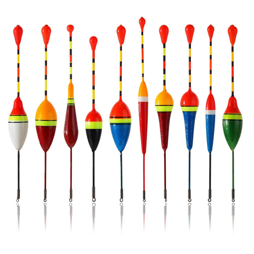 Assorted Fishing Floats & Bobbers – Spring-Loaded Bite Indicators for Freshwater WHITE Nova Fishing & Outdoors