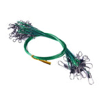 Anti-Bite Steel Fishing Wire Leaders with High-Speed Swivels Nova Fishing & Outdoors