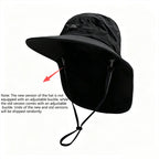Windproof Fishing Hat with Extended Neck Flap & UV Protection - Extended Neck Flap Nova Fishing & Outdoors