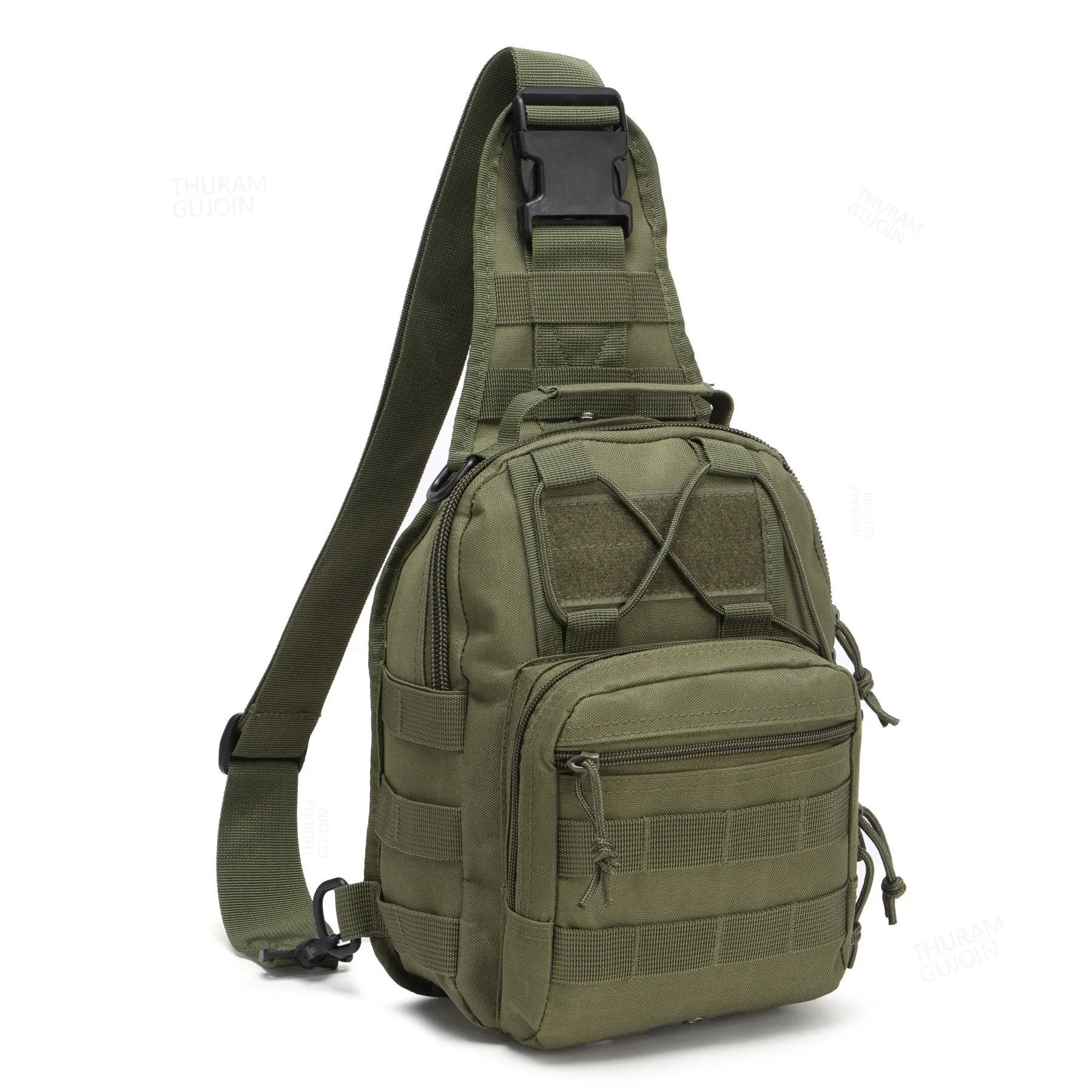 Nova Tactical Sling Shoulder Bag Waterproof Crossbody Backpack for Fishing Camping Everyday Carry Green Nova Fishing & Outdoors