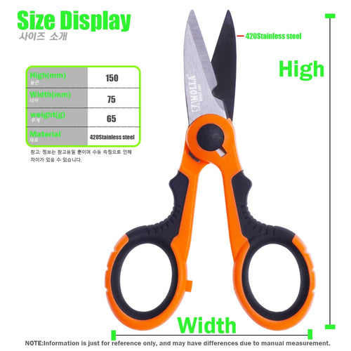 420 Stainless Steel Heavy-Duty Braid Line Fishing Scissors Nova Fishing & Outdoors