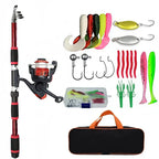 Full Telescopic Fishing Rod and Spinning Reel Travel Kit Nova Fishing & Outdoors