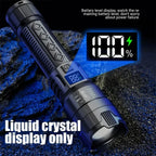 Nova 2000LM High-Power Tactical Flashlight Waterproof Searchlight for Camping Fishing Hunting