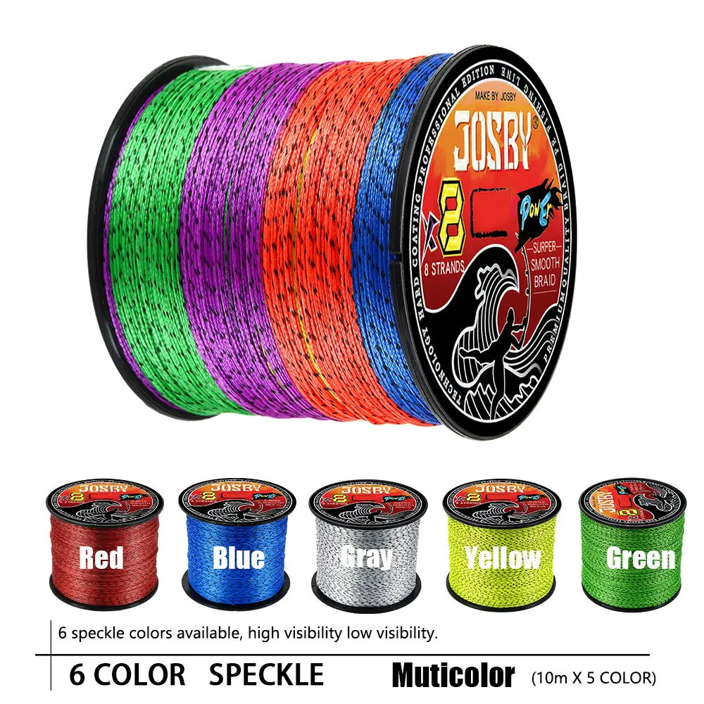 Nova Braided Fishing Line - 8 Strands Multifilament PE Wire - 100M-500M, Multicolor